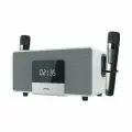 RHM RM-K222 ( White) - 200 Вт BT-колонка с караоке, Opt/Line, SW, ДУ, дерево