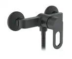 Смеситель для душевой кабины с лейкой и шлангом HANSEN H20018-C цвет черный