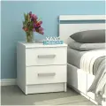 Тумба прикроватная №2, 35х38х42 см, 2 выдвижных ящика - белый
