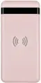 Внешний аккумулятор Gerffins GFPRO-PWB-10000Qi, 10000 мАч, с БЗУ розовый
