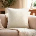 Декоративная наволочка Этель Соло, цвет Молочный, 43х43 см, полиэстер
