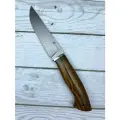 Нож из стали Vanadis 8 Ястреб, рукоять литье мельхиор, айронвуд. Ножны из натуральной кожи. Официальный магазин производителя Мастерская Сёмина