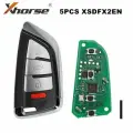 Xhorse XSDFX2EN умный дистанционный ключ-нож в стиле 4 кнопки 5 шт./лот