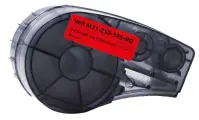 Картридж VL250595RD, винил, 6.35 мм*6.4 м, черный на красном {Vell M21-250-595-RD} (1 шт)