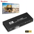 Настенный видеопроцессор HDMI 2x2 4K 1080P DVI, Черный, EU Plug