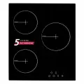Электрическая варочная поверхность Simfer H45D13B001, 3 конфорки Hi-Light, 9 уровней мощности, стеклокерамика, черный