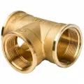 Тройник резьбовой ВР 11/2 латунь STOUT
