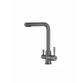 Смеситель для кухни с подключением к фильтру Raglo R81.61.09 нержавеющая сталь, графитовый