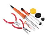 Набор для паяльных работ ермак 220В 60Вт, 8 предметов