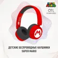 Детские беспроводные наушники OTL Mario, накладные, складные, Bluetooth 5.1, до 24 часов работы