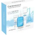 Подарочный набор Dermedic Hydrain сыворотка + крем для контура глаз + дневной крем SPF 15