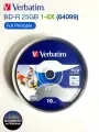Диск BD-R Verbatim 1-6X 25Gb Printable (64099)