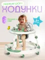 Ходунки детские Farfello A2, для детей от 6 до 18 месяцев, до 12 кг, игровая панель, цвет зеленый
