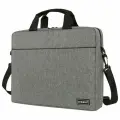 Сумка портфель HEIKKI PERSPECTIVE (хейки) с отделением для ноутбука 15.6, с карманом, серая, 29х40х7 см, 272595