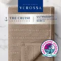 Полотенце махровое Verossa, 50х90 см, Capri Молочный шоколад, 420 г/м2, 100% хлопок