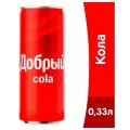Добрый 0,33л.*24шт. Кола Dobry Лимонад