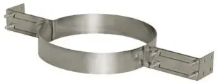 Хомут Дымок опорный для дымоходов d115х200 мм AISI 439