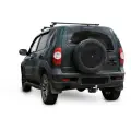 Фаркоп под квадрат Berg для Chevrolet Niva 2002-2020/Lada Niva 2020-2021/Travel 2021-н. в, шар E, 1200/75 кг, F.6016.004