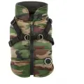 Жилет для собак утепленный со шлейкой PUPPIA Mountaineer II, камуфляж, XL (Южная Корея)