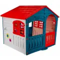 Игровой домик для детей уличный PalPlay Большой КМБ, для дома, цвет сине-красный