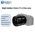 SIRUI Night Walker T1.2 S35 Объектив 16 мм 24 мм 35 мм 55 мм 75 мм M4/3, 55mm