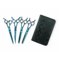 Набор ножницы 7 дюймов для груминга TUKKO Style SIGNATURE COLLECTION COBALT BLUE