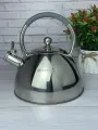 Чайник со свистком для плиты Zeidan 2,7 л из нержавеющей стали для газовой электрической и индукционной плиты