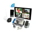 Беспроводной видеодомофон с видеокамерой и замком - Sky Net 1000 (1+1+AX091): Wi-Fi HD монитор 10 дюймов, вызывная панель, электромеханический замок и
