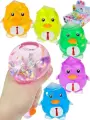Антистресс-мялка Пингвинчики (цвет микс, гель)(7,5x6,9 cм), (12 шт в наборе), в к 28,2x19,8x6,9 см