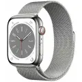 Часы Apple Watch Series 8 41mm Stainless Steel Case GPS+Cellular Milanese Loop Silver