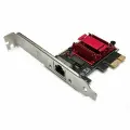 Сетевой Контроллер 2.5 Гбит/с, Сетевая Карта для Компьютера и Сервера PCI-E x1 RJ45 10/100/2500 Мбит/с Ethernet