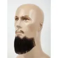 Накладная борода HHB-106 1b, ручная работа, натуральная, насыщенный черный цвет