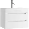 Тумба подвесная под раковину 70 Ева с двумя ящиками В2 Айсберг