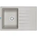 Кухонная мойка Granula Standart 7602, базальт, кварц