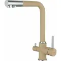 Смеситель для кухни GRANFEST для кухни с краном питьевой воды D-35мм Kitchen faucet (GR-3611 песочный) песочный