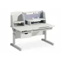 Детский стол Mealux (ErgoKids) Electro BD-730 + надстройка серый