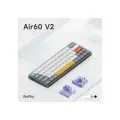 NuPhy Клавиатура беспроводная Air60 V2 Wisteria Switch, (NuPhy Wisteria Low Profile), серый