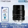 TTArtisan 40 мм F2.8 макрообъектив для Sony E/Fuji X/Canon EOS M/M43/Nikon Z Fuji XF