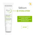 BIODERMA Sebium Hydra Крем увлажняющий для пересушенной и обезвоженной кожи с воспалениями, 40 мл