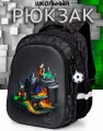 Рюкзак школьный 17,5 л для мальчика младших классов, с анатомической спинкой + брелок, School Standard (Скул Стандарт)