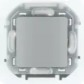 Переключатель Legrand одноклавишный IP44 Legrand Inspiria 10А 250В безвинтовые зажимы алюминий 673672