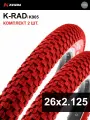 Комплект 2 шт. - Покрышка велосипедная KENDA K-RAD K905 26x2,125 (56-559), красная