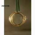 ZARA HOME Ёлочное украшение в виде рамок для фотографий, латунь, 6 см, набор 3 шт