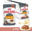 Корм Royal Canin Hair & Skin, влажный, для взрослых кошек, 28 шт.