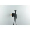Гигиенический душ GAPPO G7217-16, скрытый монтаж, черный, латунь, управление рычажное