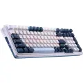 Клавиатура Redragon Eisa Pro, Bluetooth / USB, белый/синий тип подключения: комбинированная, интерфейс: Bluetooth / USB