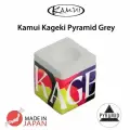 Мел для бильярда Kamui Kageki Pyramid Grey, для наклейки, серый, 1 шт.
