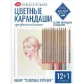 Мастер-Класс Профессиональные цветные карандаши для рисования набор Телесные оттенки 13 цветов