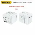 Зарядное устройство Remax RP-U23 Astro, 2 USB, 12 Вт, 5В/2.4А, сетевое, белое