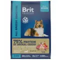 Brit Сухой корм для взрослых собак всех пород с чувствительным пищеварением, с ягненком и индейкой, 3 кг